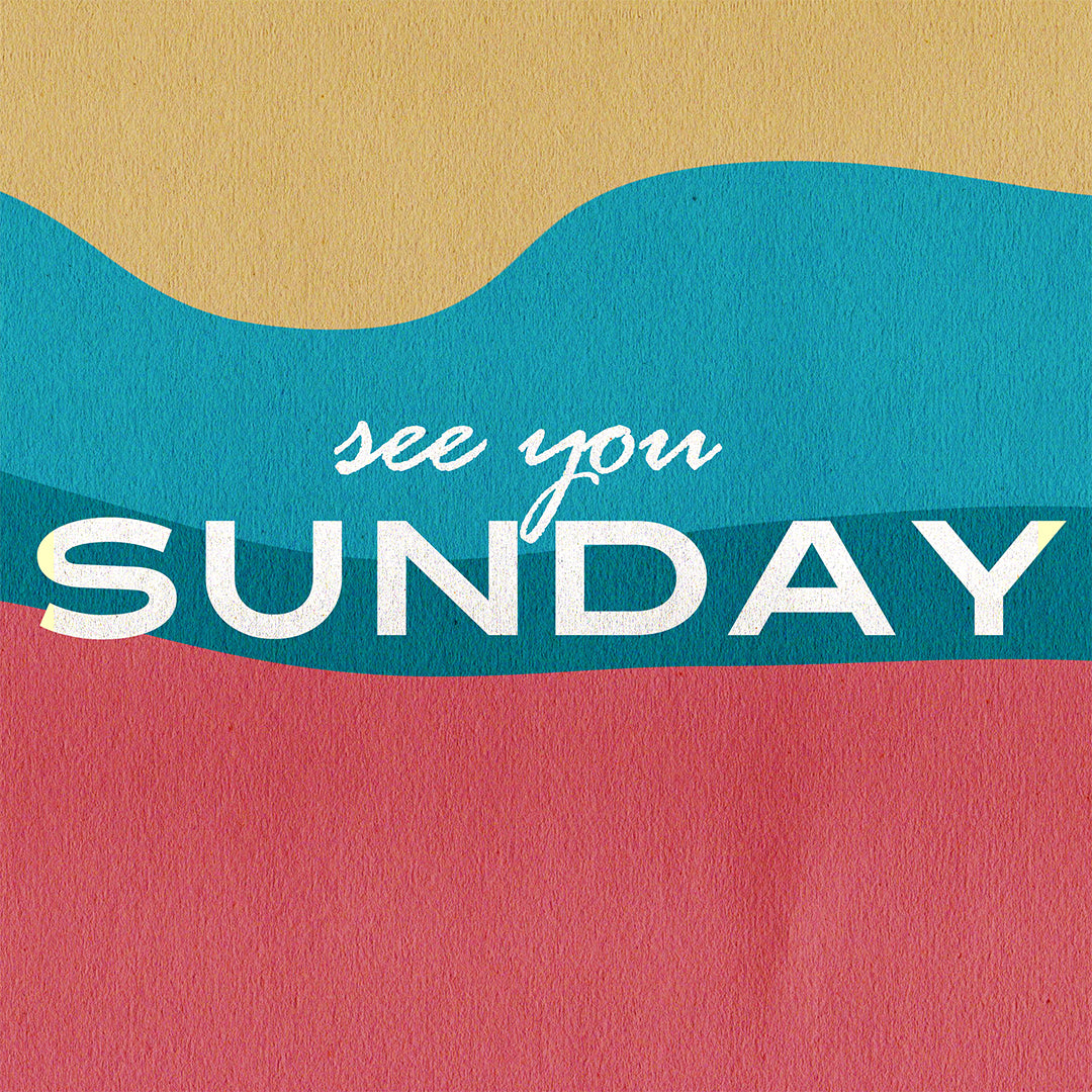 Autumn Paper Waves Social Graphic Sunday