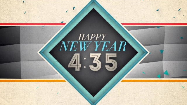 New Geometric New Year Countdown