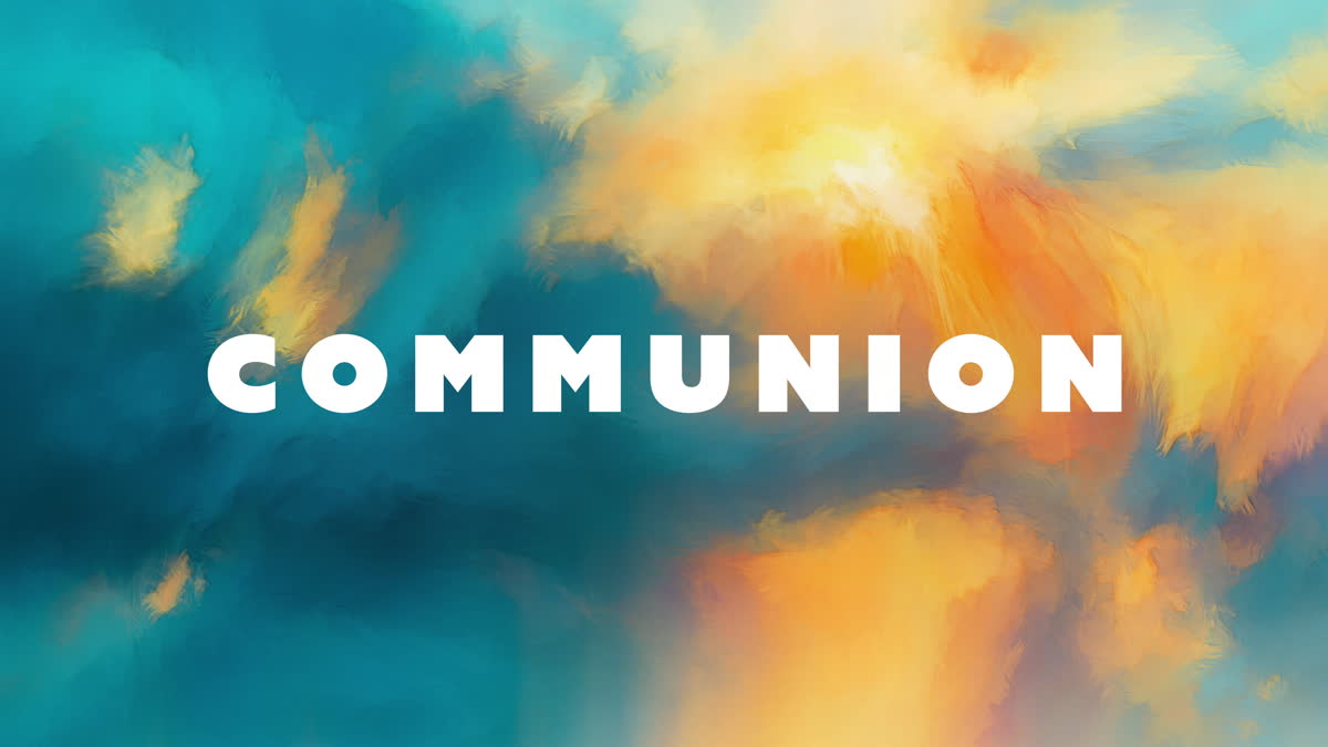 Painted Easter Communion Still