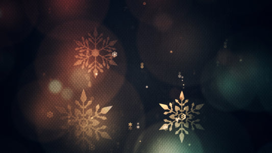 Vintage Christmas Lights Snow 03