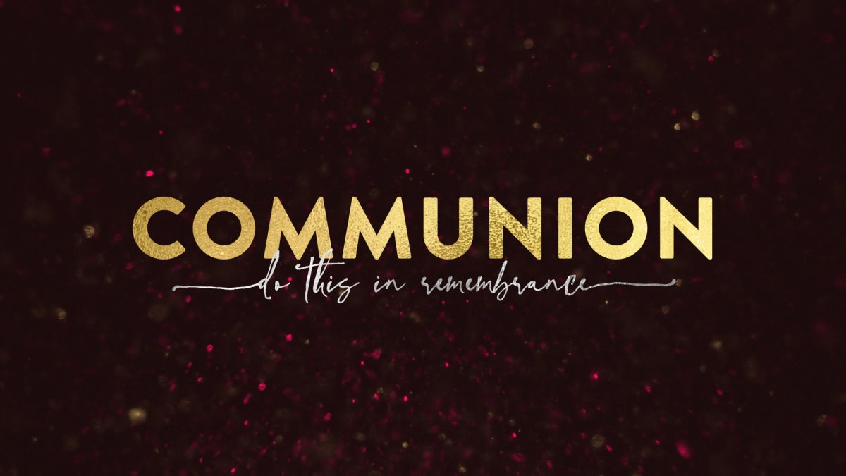 Christmas Glitter Communion