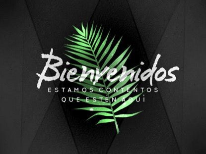 Palm Leaf Welcome Motion - Spanish