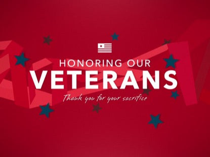 Patriotic Ribbons Honoring Our Veterans
