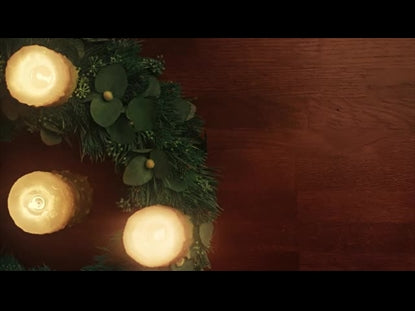 Christmas Candles Three Candles Close Alt