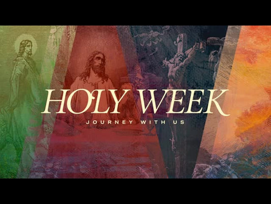 Easter Etching - Holy Week Title