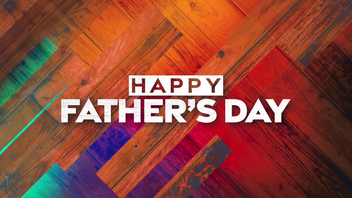 Woodgrain Gradients Happy Fathers Day Still