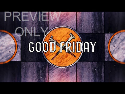 Holy Week Glass Good Friday