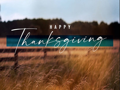 Amber Fields Thanksgiving