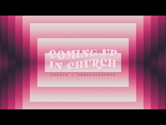 Gradient Volume 2 Coming Up In Church