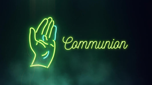 Neon Prayer Communion Still