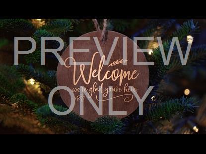 Christmas Pines Welcome