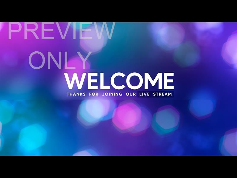 Bokeh Light Stream Welcome Still