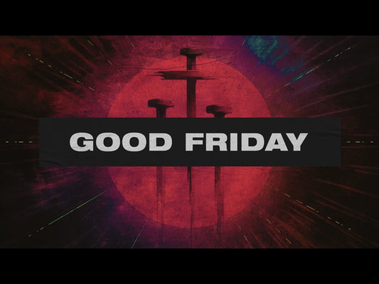Vibrant Holy Week Good Friday Title
