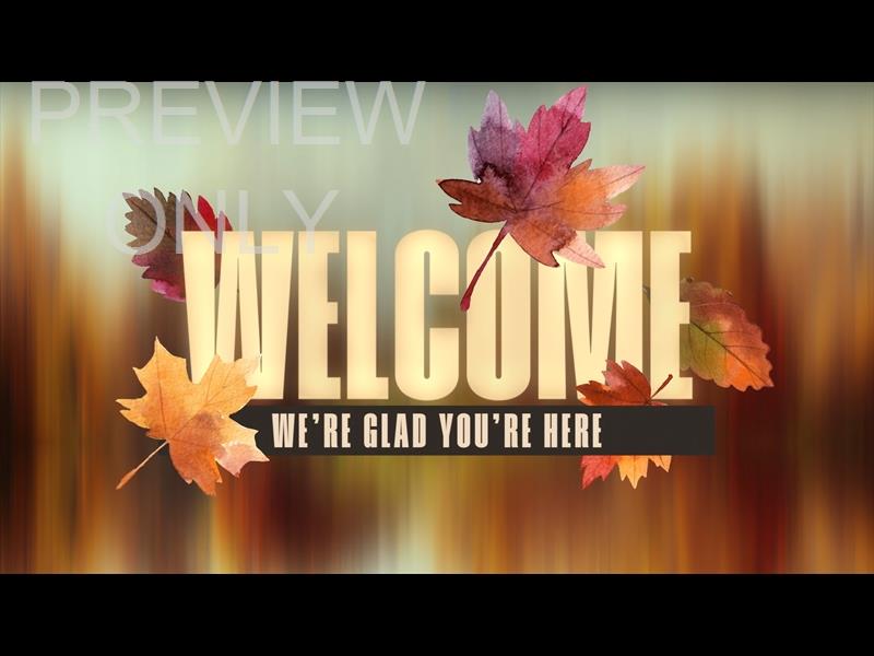 Autumnscape Welcome Graphic
