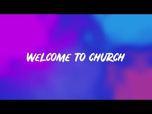 Blue And Purple Welcome