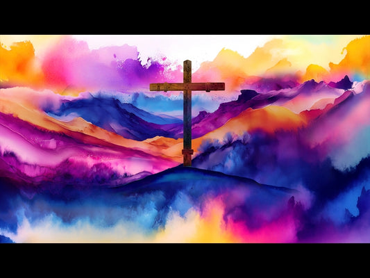Easter Color Cross