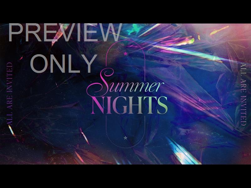 Summer Reflection Summer Nights Still