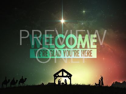 Christmas Nativity Welcome