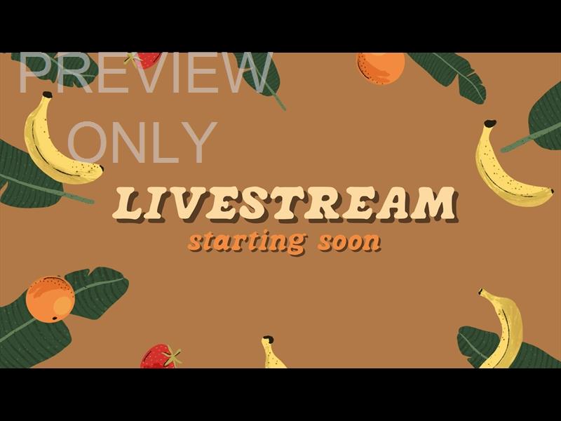 Fruit Of The Spirit - The Look Of Love: Livestream Still