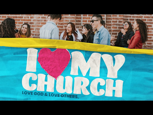 I Love My Church Bumper