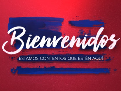 American Flair Welcome Motion Spanish