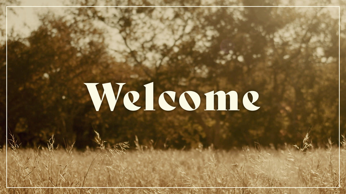 Autumn Meadow Welcome