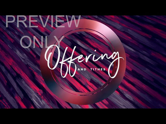 Good Friday Color Brush Offering Still