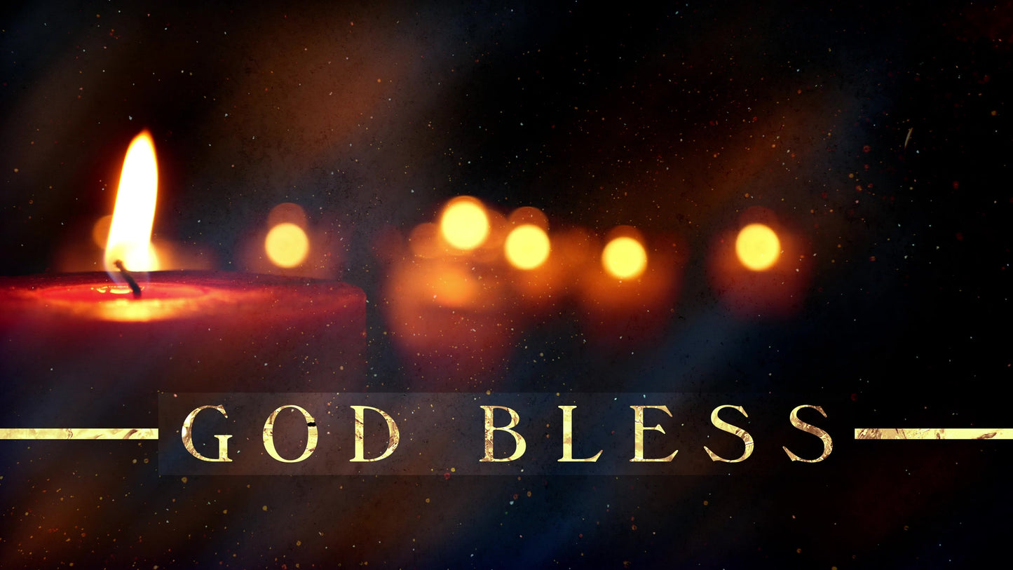Candlelight Advent God Bless Still