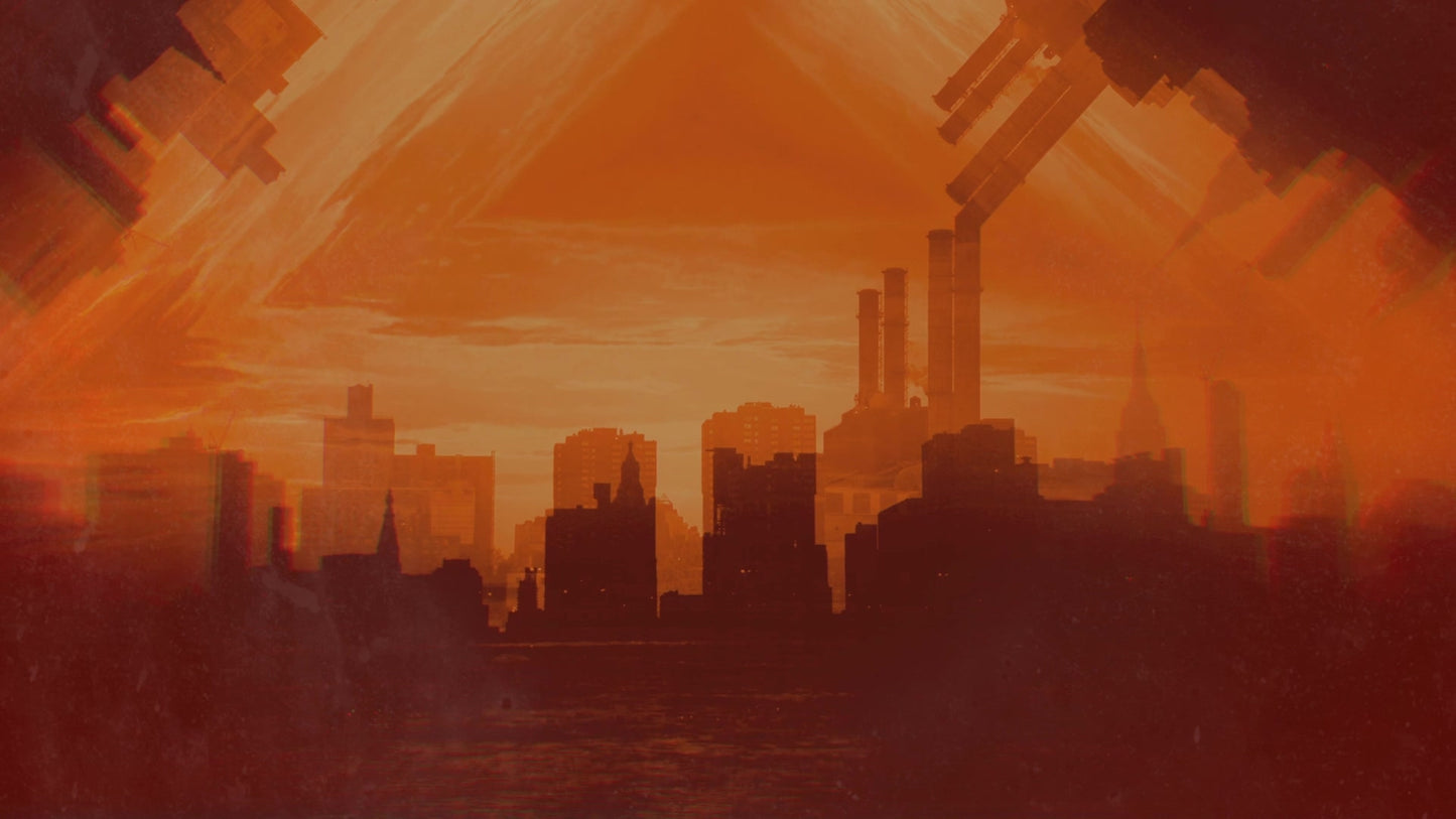 Cityscapes Burnt Mirror Still