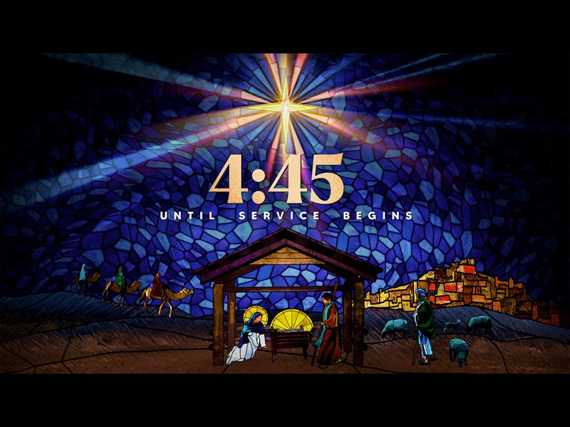 Christmas Stained Glass Countdown
