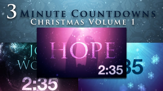 3-Minute Countdowns: Christmas Volume 1