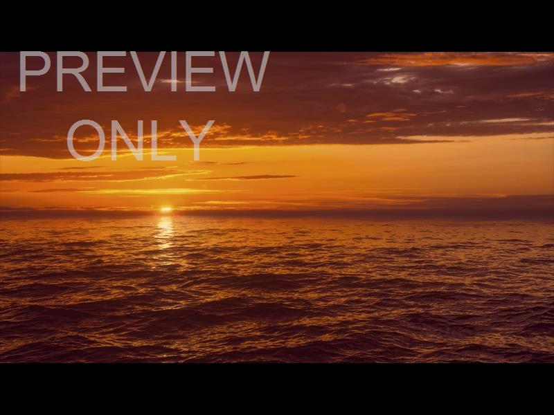 Seascape Orange Sunset