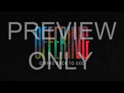 Risen (Easter Sunday) Offering Graphic