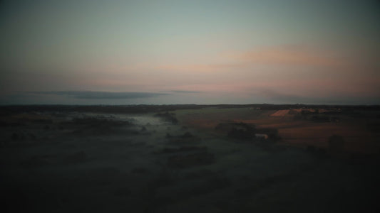 Open Fields Misty Morning