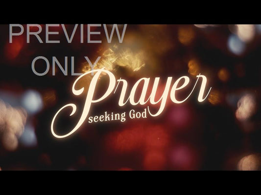 Glory And Wonder Prayer Still