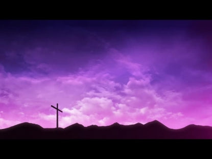 Horizon Crosses Pink Sky
