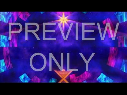 Stained Glass Christmas Manger And Star Still