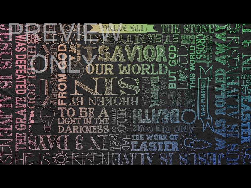 Handwritten Easter Color Still