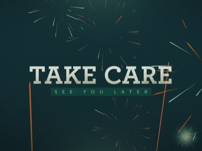 Illustrated Fireworks Take Care