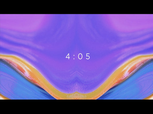 Abstract Colors Countdown 3