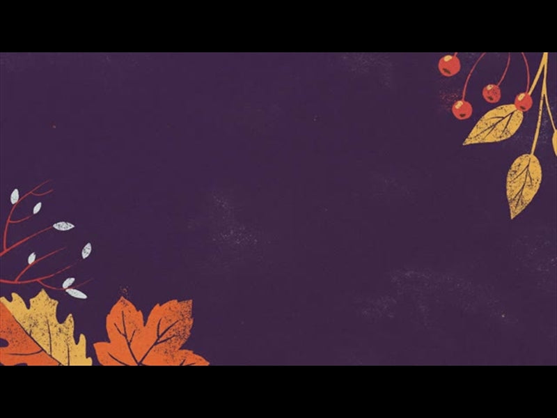 Fall Feelings Purple Simple