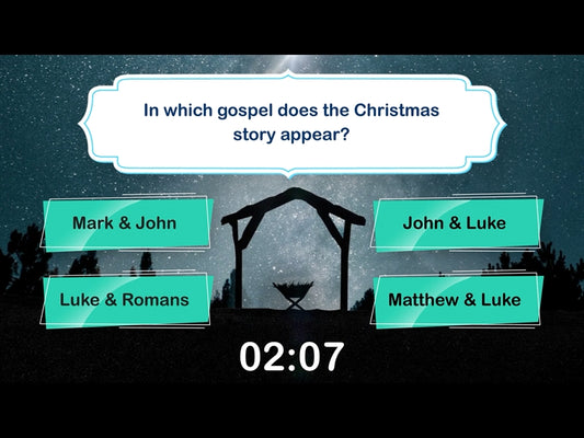 Christmas Bible Quiz Countdown