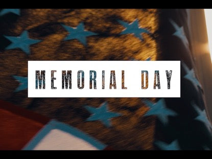 Memorial Day Sunset Flag 1