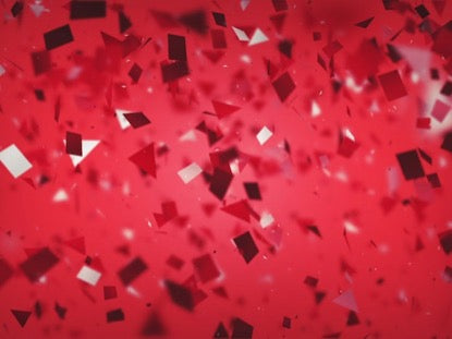 Confetti Red