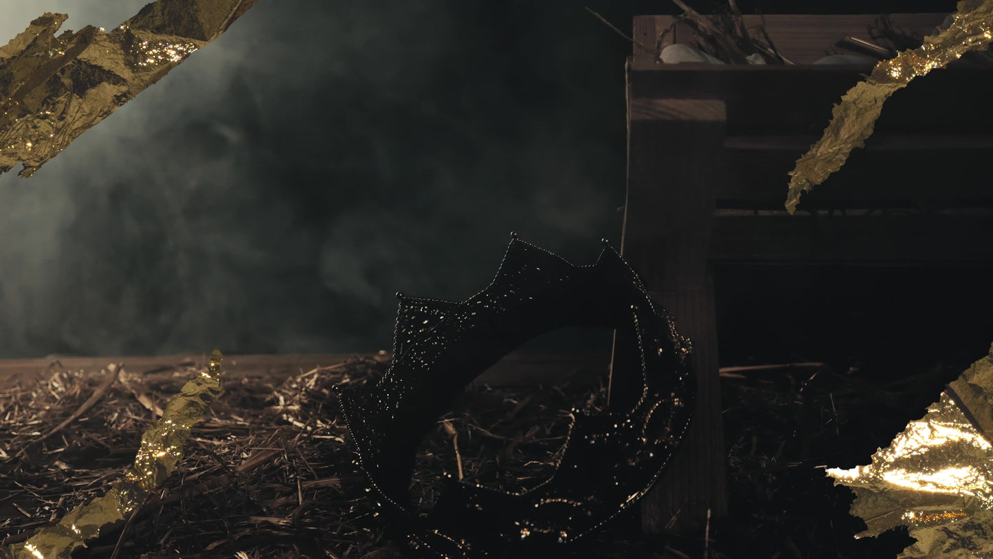 Nativity Manger 10 Gold