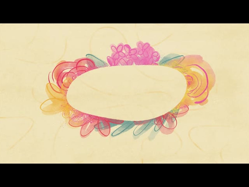 Floral Oval Pastel