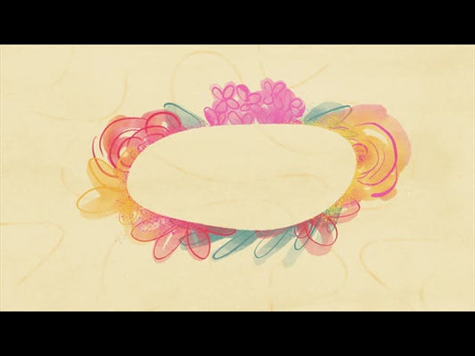 Floral Oval Pastel