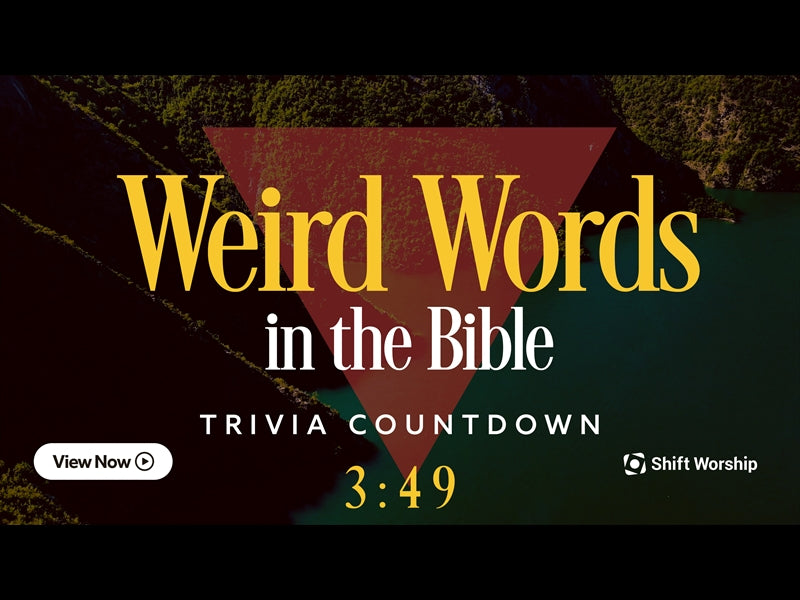 Weird Words Trivia Countdown