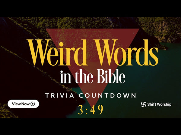 Weird Words Trivia Countdown