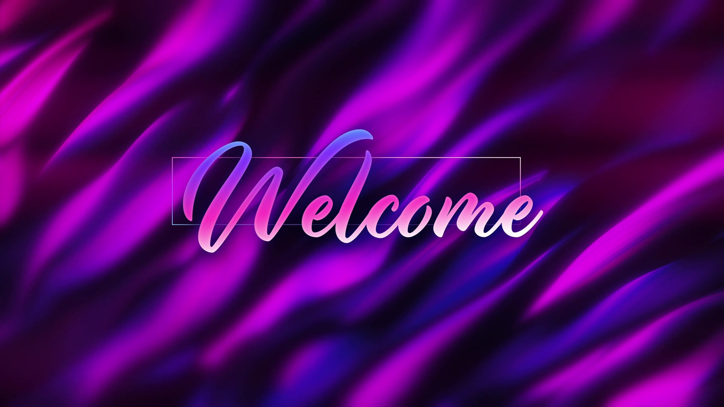 Love Swirls Welcome Still